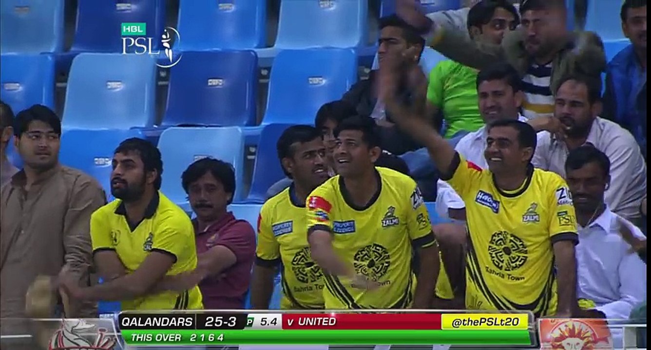 Match 20  Islamabad United vs Lahore Qalandars - Sohaib Maqsood Batting