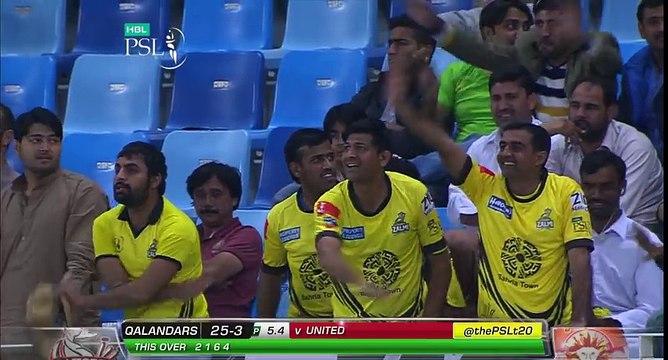 Match 20 Islamabad United vs Lahore Qalandars - Sohaib Maqsood Batting