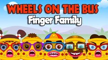 Hot Wheels Monster Truck Finger Family Rhymes - THE WHEELS ON THE BUS Finger Family Nursery Rhymes