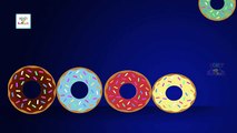 The Finger Family Donuts 3D Nursery Rhyme | Donuts Daddy Finger Cartoon Nursery Rhymes & Songs