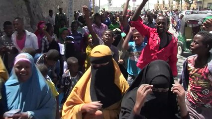 Somalis celebrate after ex-PM elected president