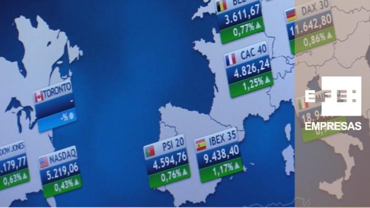 El Ibex 35 supera los 9.400 puntos al sumar un 1,17% al cierre impulsado por Wall Street