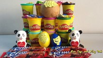 Play Doh - Surprise Eggs - Baby Bear Drums and Jurassic Dinosaurs, Cream crisp, [Play Doh Toys]