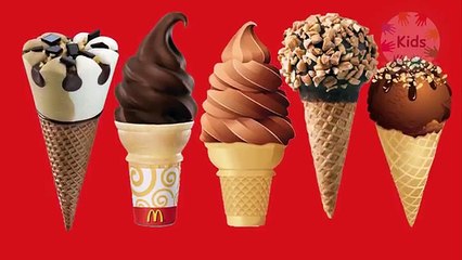 Chocolate Ice Cream Cartoon | KIDS FINGER FAMILY SONGS | Finger Family Song