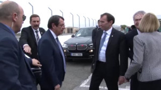 KKTC Cumhurbaşkanı Akıncı Ile Rum Lideri Anastasiadis Ara Bölgede Görüştü