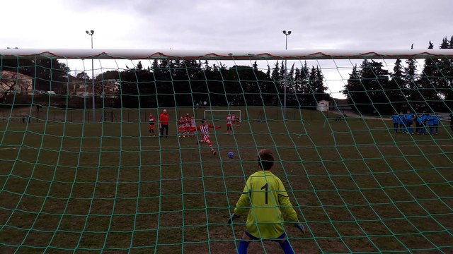 U 11 équipe 1 tour de coupe du 05 02 17 séance pénalty contre Le Puy