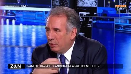 François Bayrou, invité de Z&N sur Paris Première - 080217