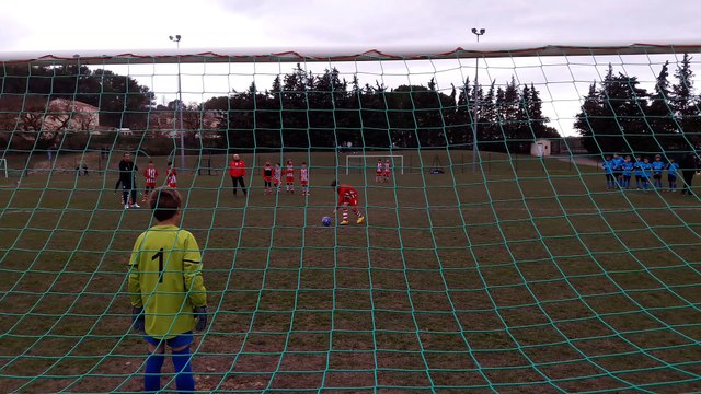 U 11 équipe 1 tour de coupe du 05 02 17 séance pénalty contre Le Puy