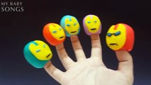 Ironman Color Play Doh Finger Family потешки и многое другое
