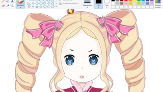 How I Draw using Mouse on Paint - Beatrice