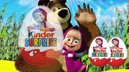 Download Video: Surprise eggs, Маша и Медведь Kinder Surprise Masha and The Bear Home Grown Ninjas Episode 1