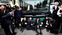 Hundreds of ultra-Orthodox Jews protest military service