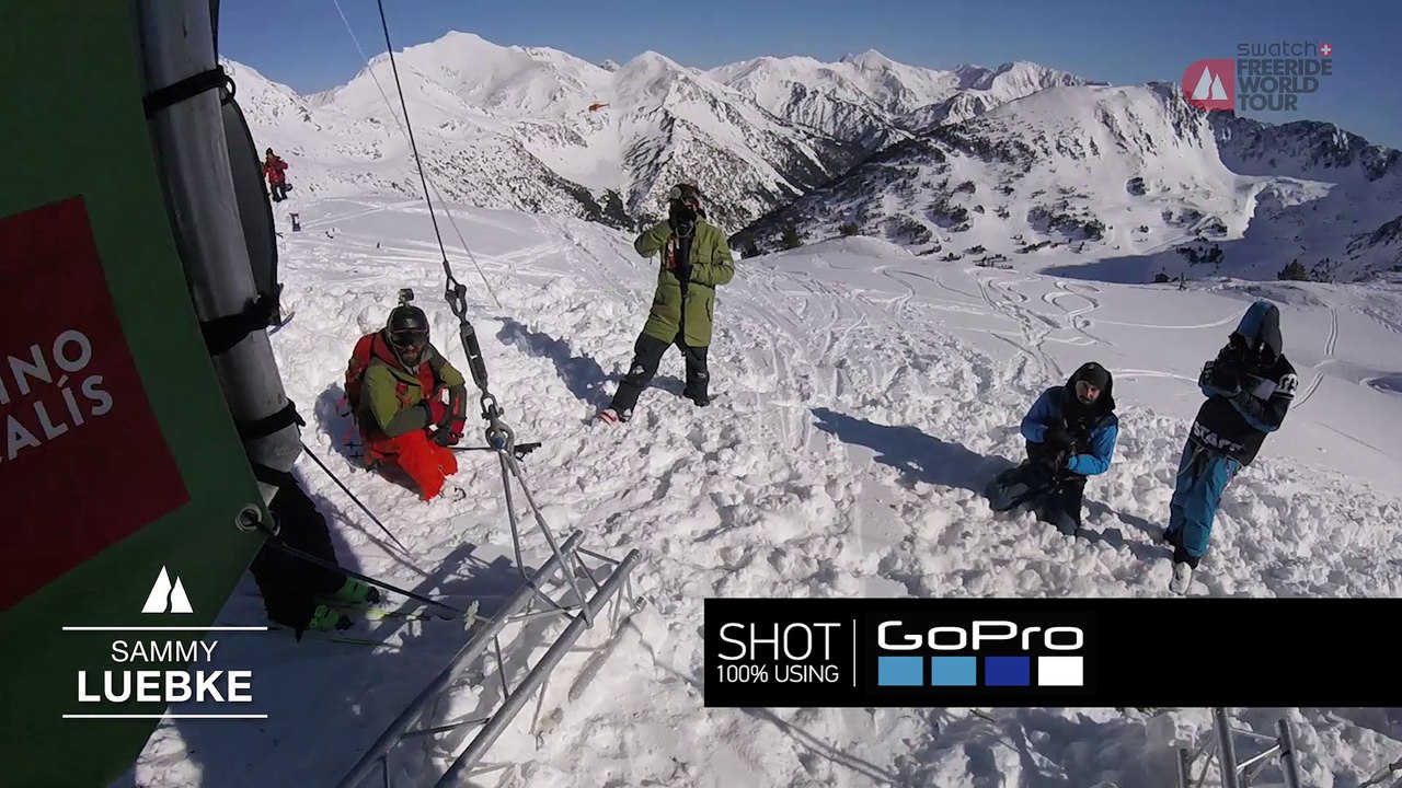 GoPro winning run Sammy Luebke - Vallnord-Arcalís FWT17 - Swatch Freeride World Tour 2017