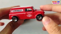 Tomica & Hot Wheels Toy Car | 67 Austin Mini Van Vs Fiat 500 | Kids Cars Toys Videos HD Collection