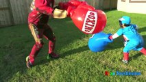 Caption America Civil War vs Iron Man Avengers Giant Boxing Challenge Egg Surprise Toys Disney Cars