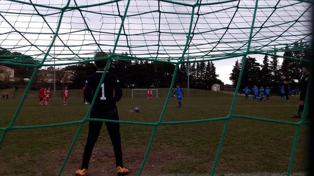 U 11 équipe 1 tour de coupe du 05 02 17 séance pénalty contre Le Puy