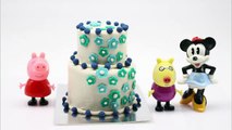 Play Doh Peppa Pig Cake| Peppas Birthday Dough Set funny Play doh