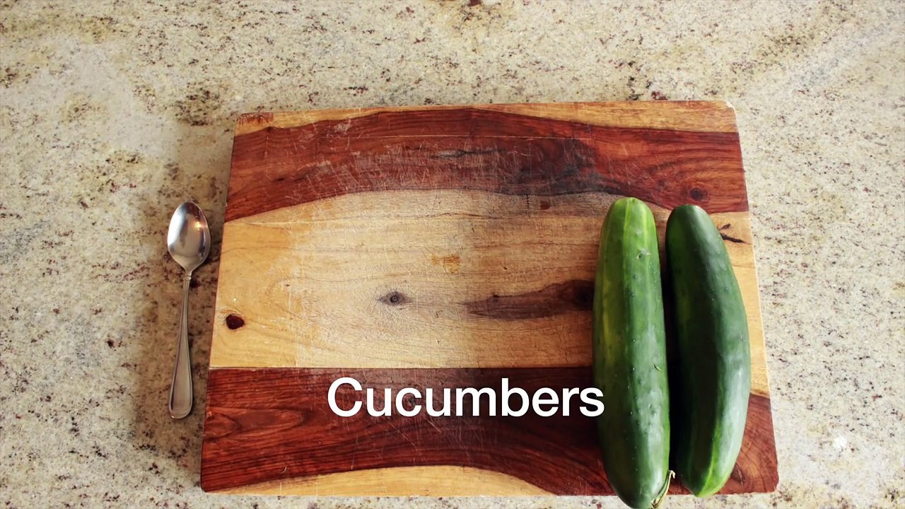 How To Make A Healthy Snack Serie - How To Make A Cucumber Yogurt Dip