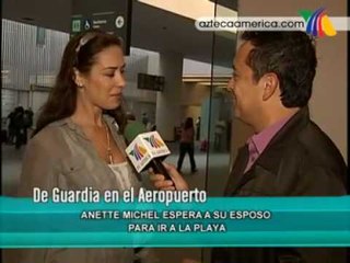 Anette Michel de luna de miel