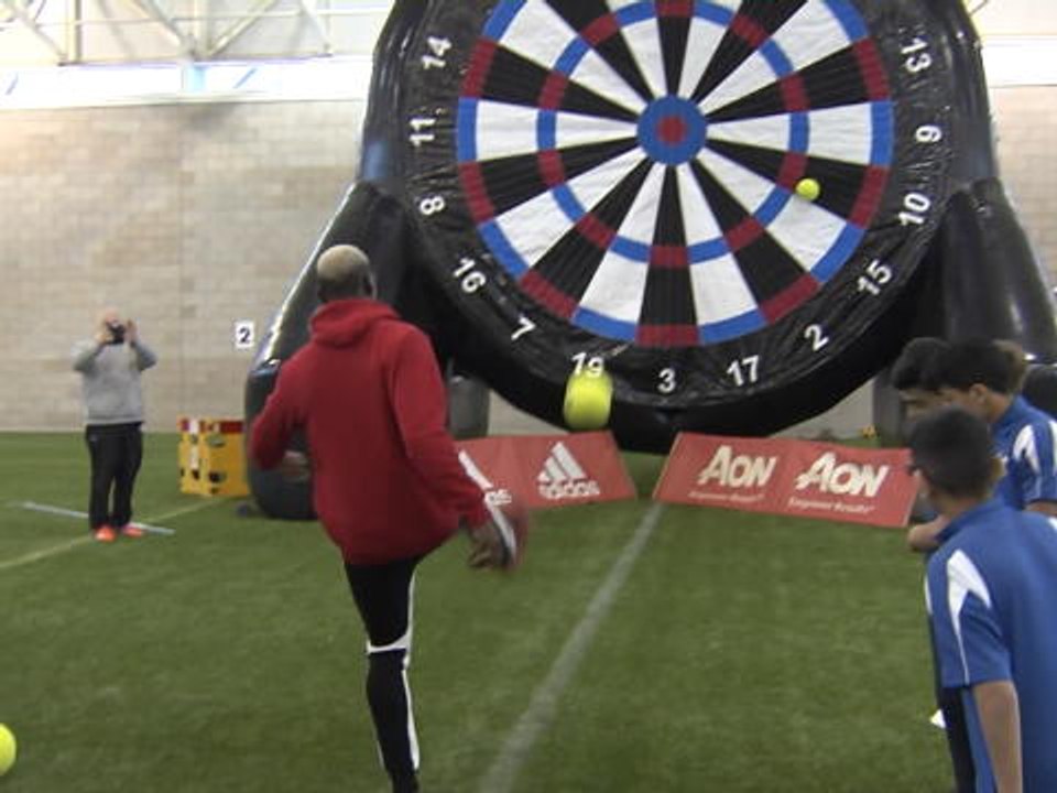 Pogba hits bulls eye