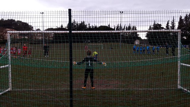 U 11 équipe 1 tour de coupe du 05 02 17 séance pénalty contre Le Puy