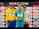 Men's 100m Backstroke S11 | Victory Ceremony | 2015 IPC Swimming World Championships Glasgow