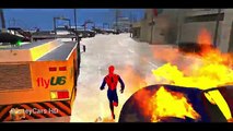 Lightning McQueen Explosion Saved by #Spiderman & Firetruck! Disney Cars Videos For Children