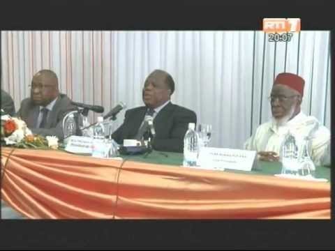 Charles Konan banny, Président de la CDVR a échangé avec les hommes de médias.