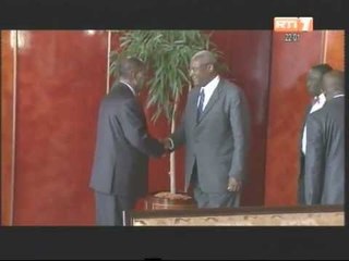 Le Président Alassane Ouattara reçoit l'opposant libérien Winston Tubman