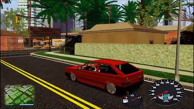 Volkswagen-Gol-quadrado-REBAIXADO-Pancadão-GTA-San-Andreas-Brasil