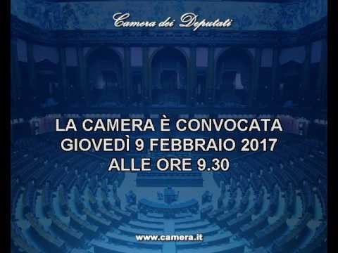 Roma - Camera - 17^ Legislatura - 739^ seduta (09..02.17)