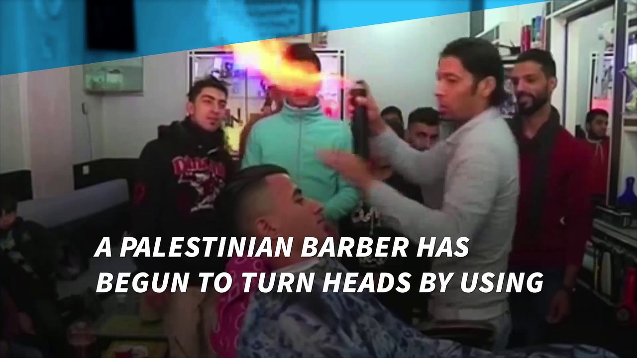 Style it like it's hot! Barber offers flaming hot hair straightening