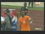 CAN 2012/Quart de finales.Côte d'Ivoire - Guinée Equatoriale. 1er But de Didier Drogba