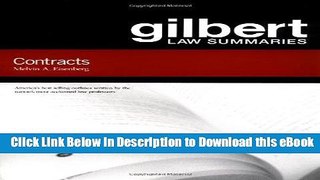 DOWNLOAD Gilbert Law Summaries on Contracts Online PDF