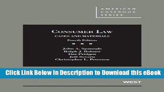 [Read Book] Consumer Law (American Casebook Series) Kindle
