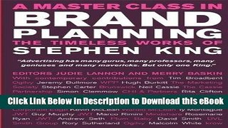EPUB Download A Master Class in Brand Planning: The Timeless Works of Stephen King Online PDF