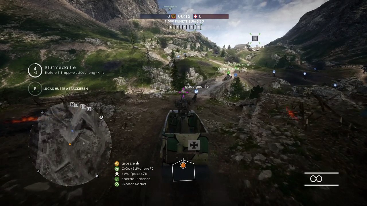 Battlefield™ 1 Bomber zerbombt