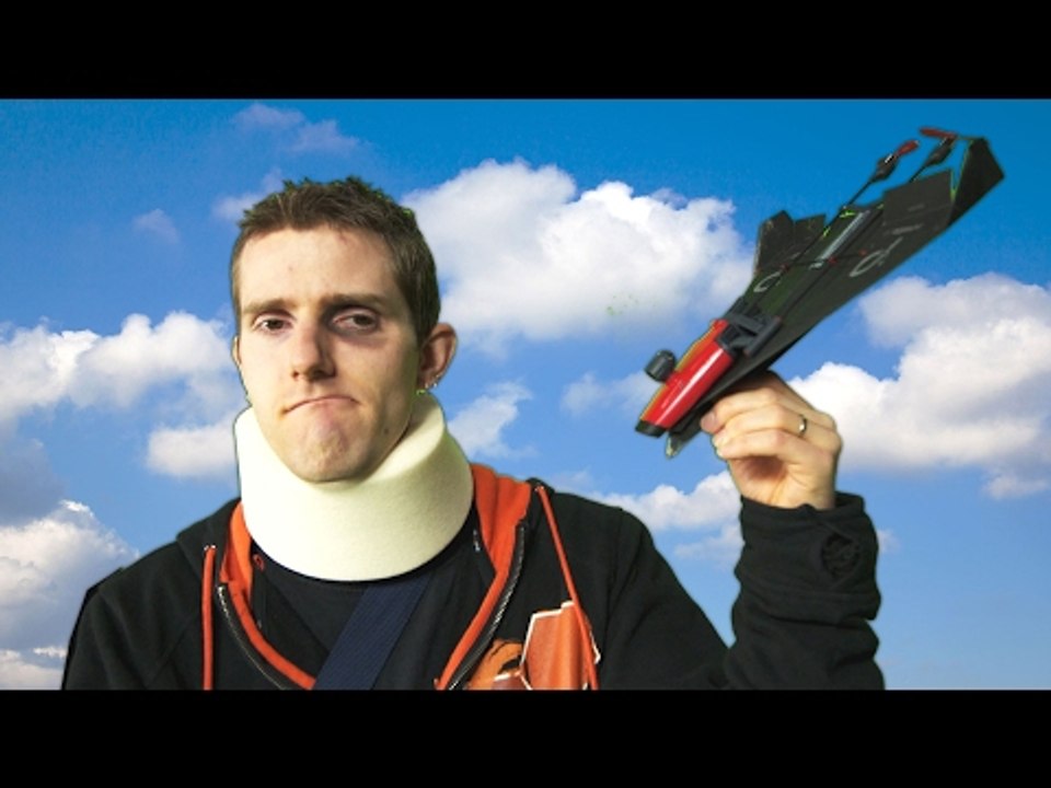 FLYING A MOTORIZED PAPER PLANE