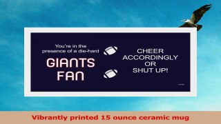 TreeFree Greetings lm44128 Giants Football Fan Ceramic Mug with FullSized Handle 218f292d
