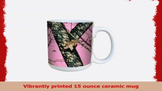 TreeFree Greetings 79618 Pink Break Up by Mossy Oak Camo 15Ounce Ceramic Mug with 2a27ec3d