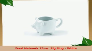 Food Network 15oz Pig Mug  White 4c1d79a3