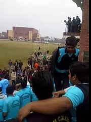 view of cricket group hafizabad full with students of muslim collage - YouTube