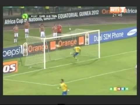 CAN 2012/Groupe C: Temps forts du match Gabon - Tunisie (1-0)