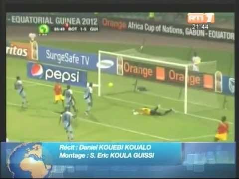 CAN 2012/Groupe D.Temps forts du match Guinée - Botswana (6-1)