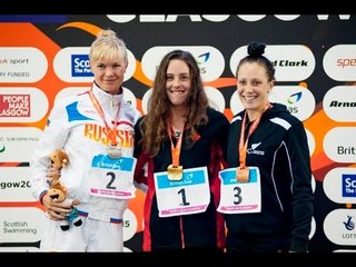 Women's 50m Freestyle S10 | Victory Ceremony | IPC Swimming World Championships Glasgow