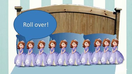 Princess Sofia the First Ten in the Bed Nursery Rhyme Kids Song Disney Junior