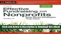 [Read Book] Effective Fundraising for Nonprofits: Real-World Strategies That Work Kindle