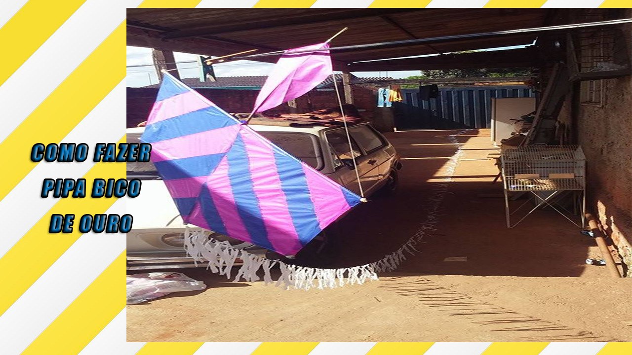 Como Fazer Pipa Bico Passo a Passo