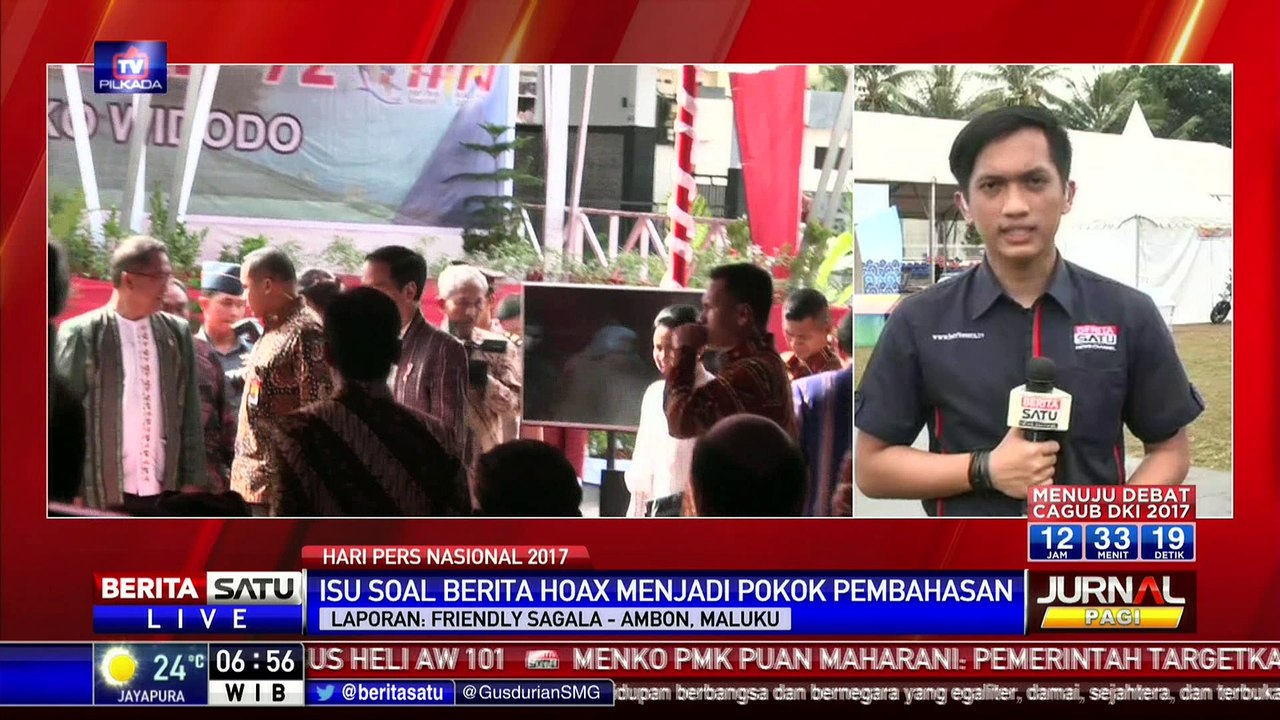 Hari Pers Nasional, Pers Diharapkan Berperan Meluruskan Berita Hoax