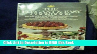 PDF Online Elegant but Easy Cookbook Full Online